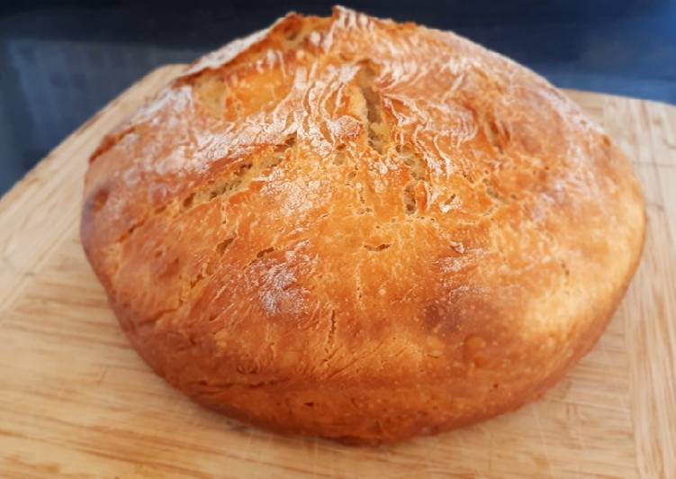 Steps to Prepare Favorite Easy no-knead Maltese bread