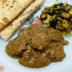 A picture of Bitter Gourd Curry.