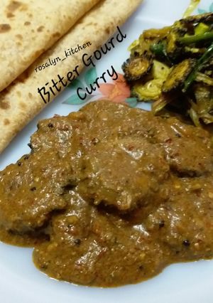 A picture of Bitter Gourd Curry.
