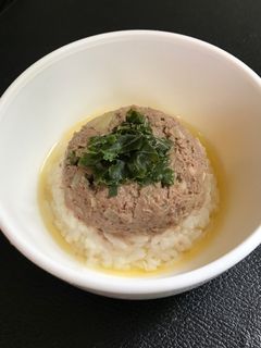 Foto resep Nasi Tim Daging Sapi boost BB - MPASI 9 bulan