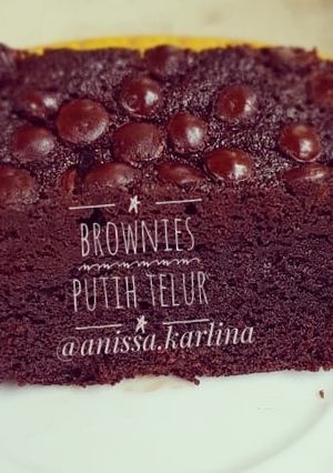 Foto resep Brownies Putih Telur Moist
