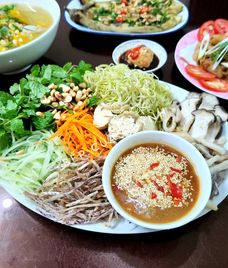 gỏi nấm bào ngư chay