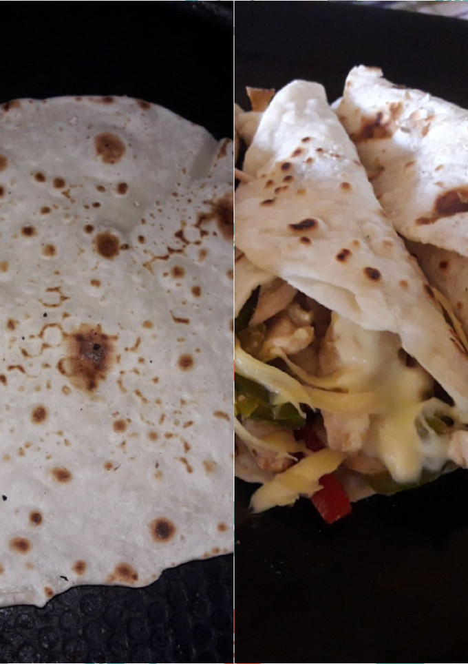 Una foto de Masa para fajitas o tacos con discos para empanadas