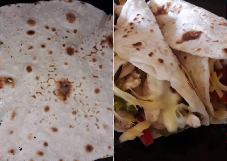 Masa para fajitas o tacos con discos para empanadas