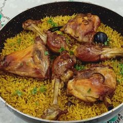 Chicken Majboos A picture of Chicken Majboos.