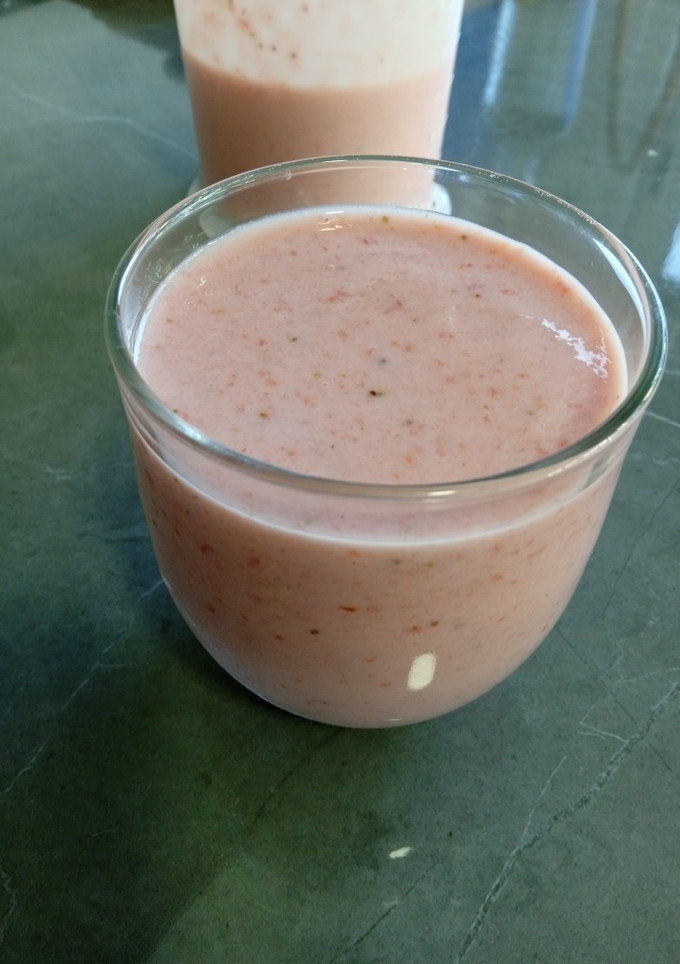 Una foto de Batido de fresa 🍓
