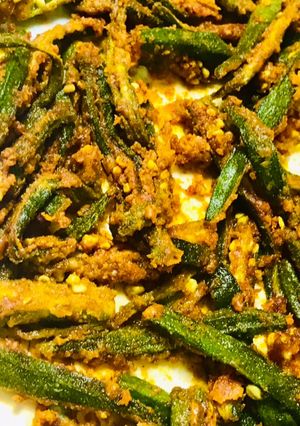 A picture of Microwave cooked crispy lady’s figure.