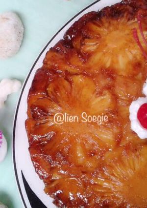 Foto resep Up Side Down Pineapple Cake