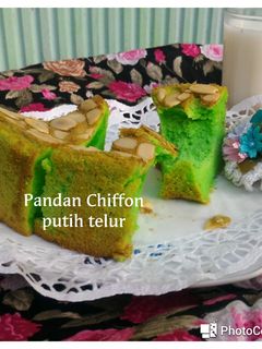 Foto resep Pandan Chiffon Putih Telur 😍