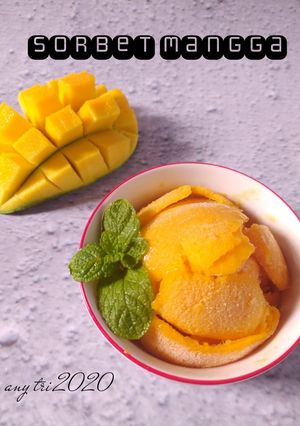 Foto resep Sorbet mangga