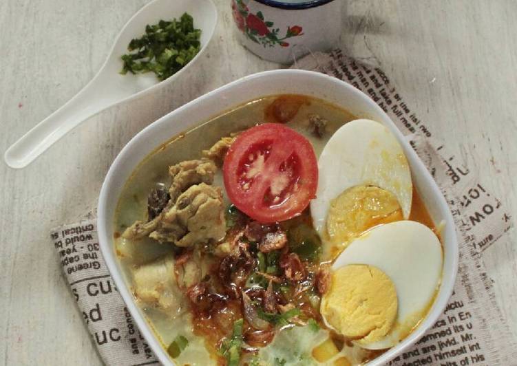 Cara Gampang Membuat Soto Ayam Kuah Santan Anti Gagal