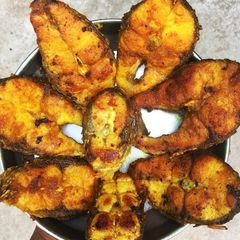 A picture of Fish Fry (Odia Style).