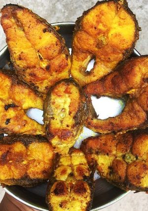 A picture of Fish Fry (Odia Style).