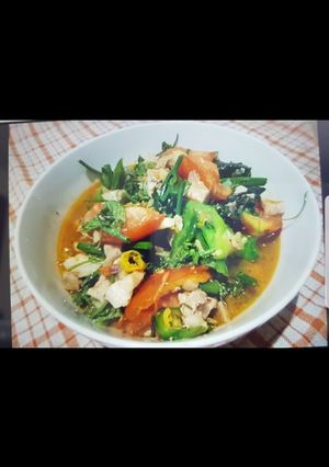 Foto resep Tumis daun jipang oyong daging Babi