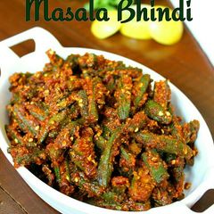 A picture of Masala Bhindi.