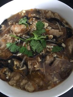 沙茶肉羹湯 的食譜成品照片