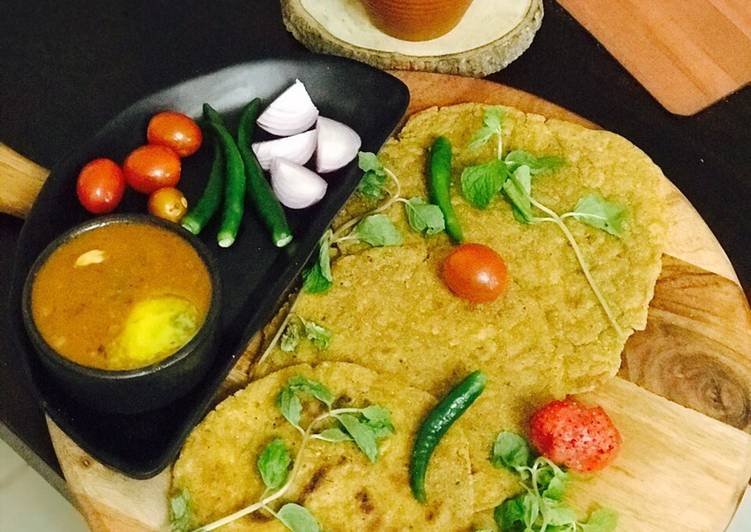 Steps to Prepare Perfect Masala Bajra/Pearl Millets Roti/Chapatis