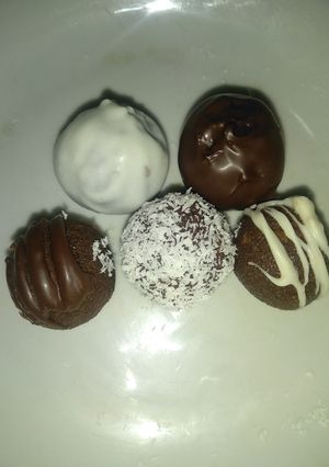 Una foto de Trufas de chocolate
