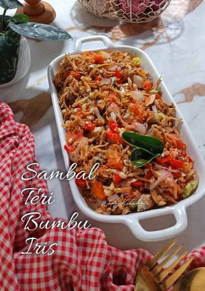 Foto resep Sambal Teri Bumbu Iris
