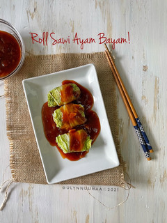 Foto resep Roll Sawi Ayam Bayam!
