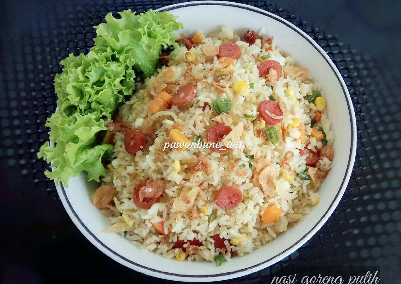 Nasi Goreng Putih (NasGor ala HongKong)