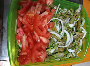 Una foto de Ensalada de nopales