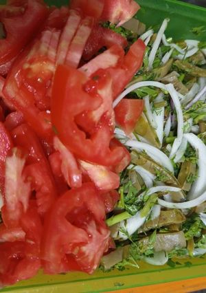 Una foto de Ensalada de nopales