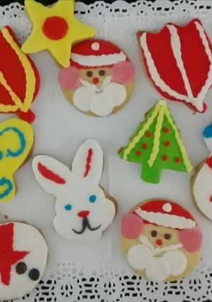Una foto de Galletas de mantequilla con Fondant