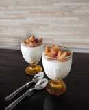 Πάννα Κόττα Panna Cotta με γάλα αμυγδάλου και καρομελωμένα αχλάδια