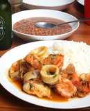 Sudado de Robalo y Mariscos
