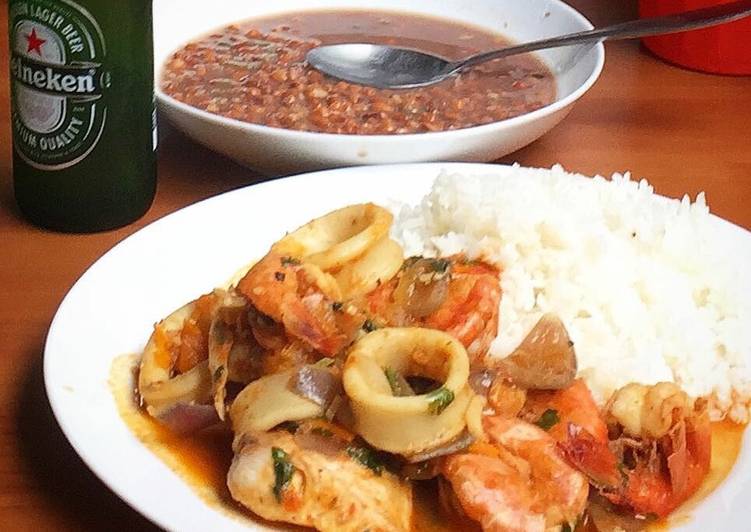 Sudado de Robalo y Mariscos