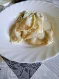 Tortelini con nata y queso