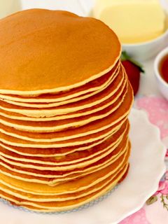 Una foto de Tortitas americanas o pancakes