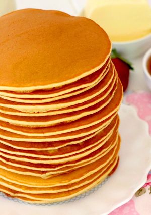 Una foto de Tortitas americanas o pancakes