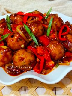 Foto resep Bola-Bola Tempe Saus Mentega