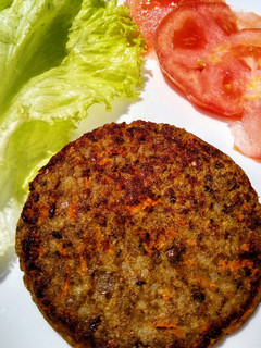 Una foto de Hamburguesa de lenteja (Vegetariana) 🔥