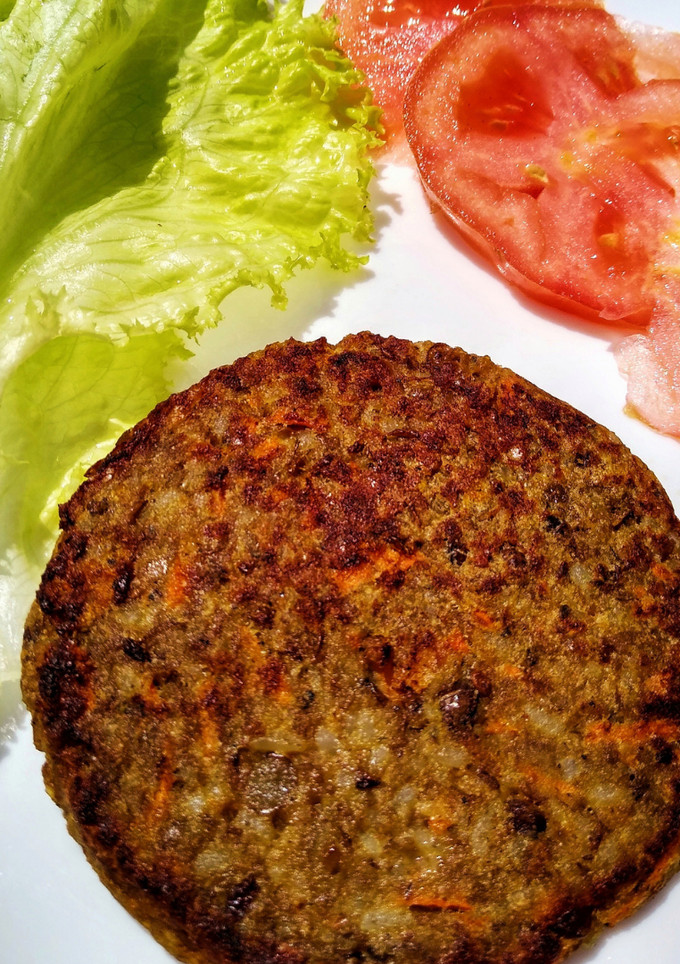 Una foto de Hamburguesa de lenteja (Vegetariana) 🔥