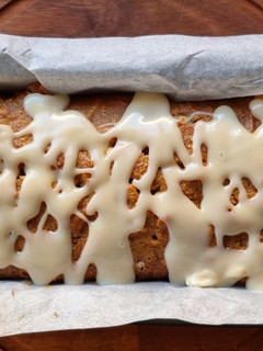 Una foto de Carrot cake! Budín de zanahoria!!