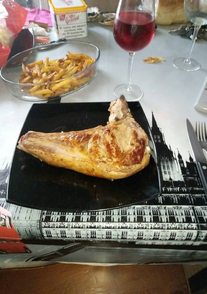 Una foto de Chuletón de añojo retinto