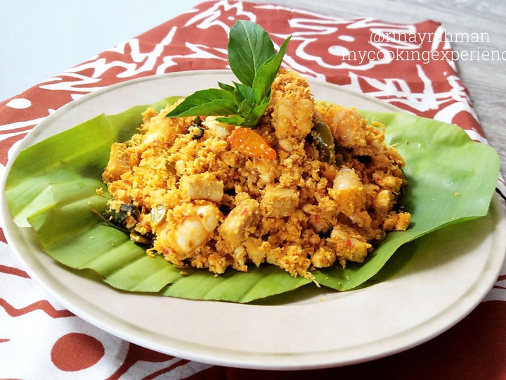 Langkah Mudah untuk Membuat Botok Goreng Praktis (Tahu Tempe Udang), Lezat Sekali