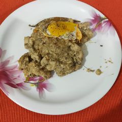 A picture of Creamy pepper chicken.
