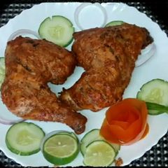 A picture of Spicy chicken tikka.