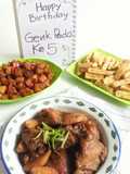 Set Menu Ultah (Semur Ayam Kentang, Potato stick oregano, Oseng Kentang Tempe Saus Tiram)