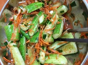 Hình của món Dưa chuột kiểu kim chi (siêu tốc).