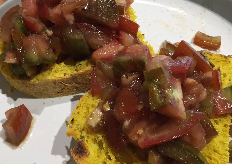 Easiest Way to Make Perfect Quick Garlic Tomato Bruschetta