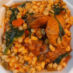 A picture of Chicken & Samp one pot.