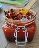 Salsa macha con chicharrón de Habanero