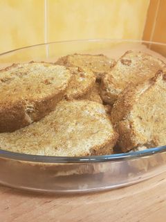 Una foto de Torrijas saludables