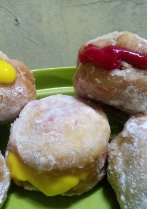 Foto resep Vla rasa durian&stroberi simpel