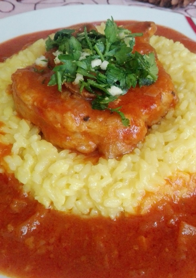 Una foto de Ossobuco a la milanesa
